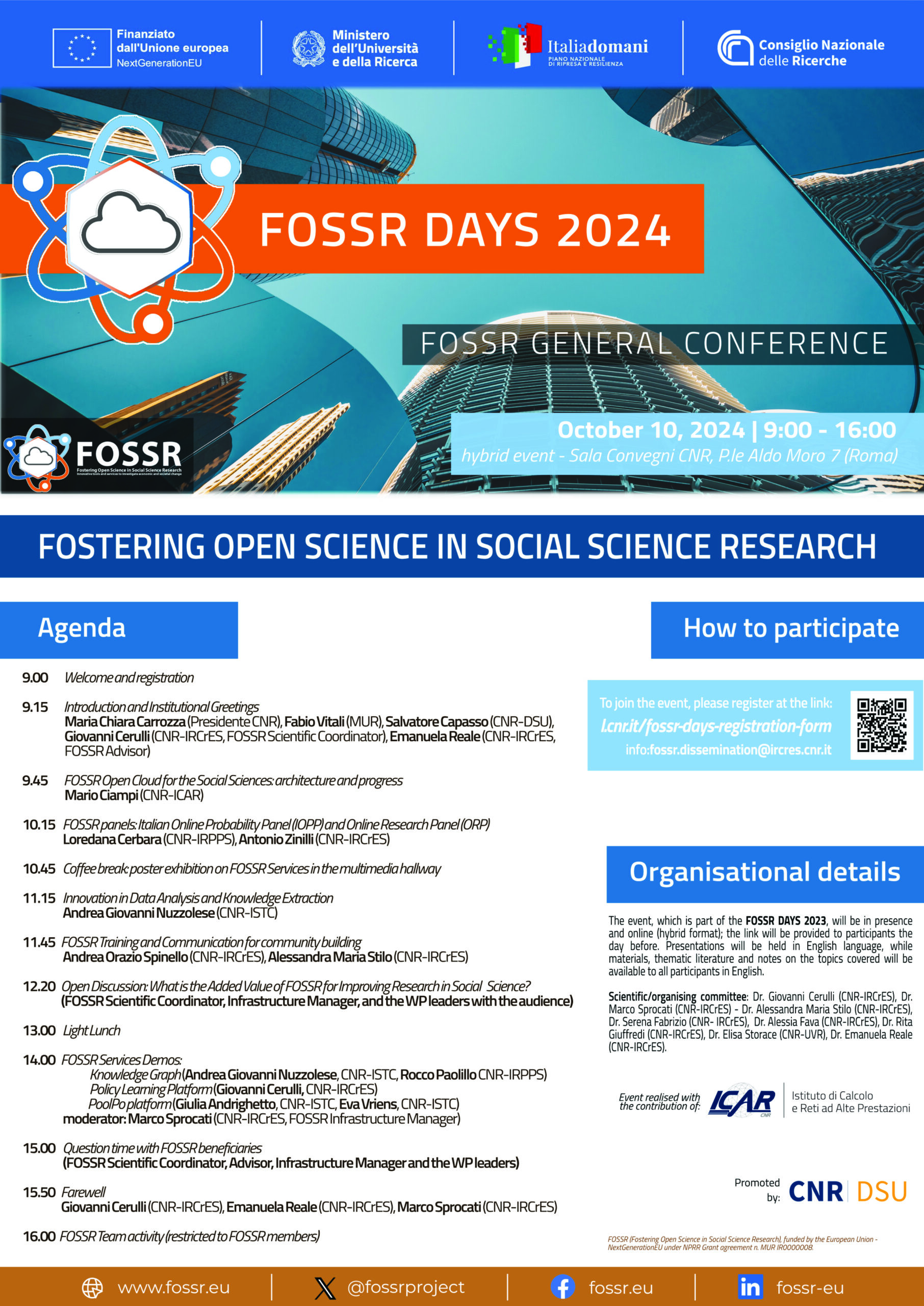 FOSSR DAYS 2024 General conference locandina rev 02102024 1 scaled
