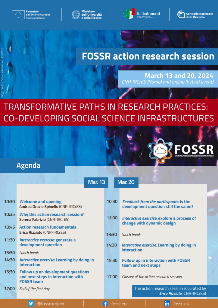 FOSSR locandina action research fronte
