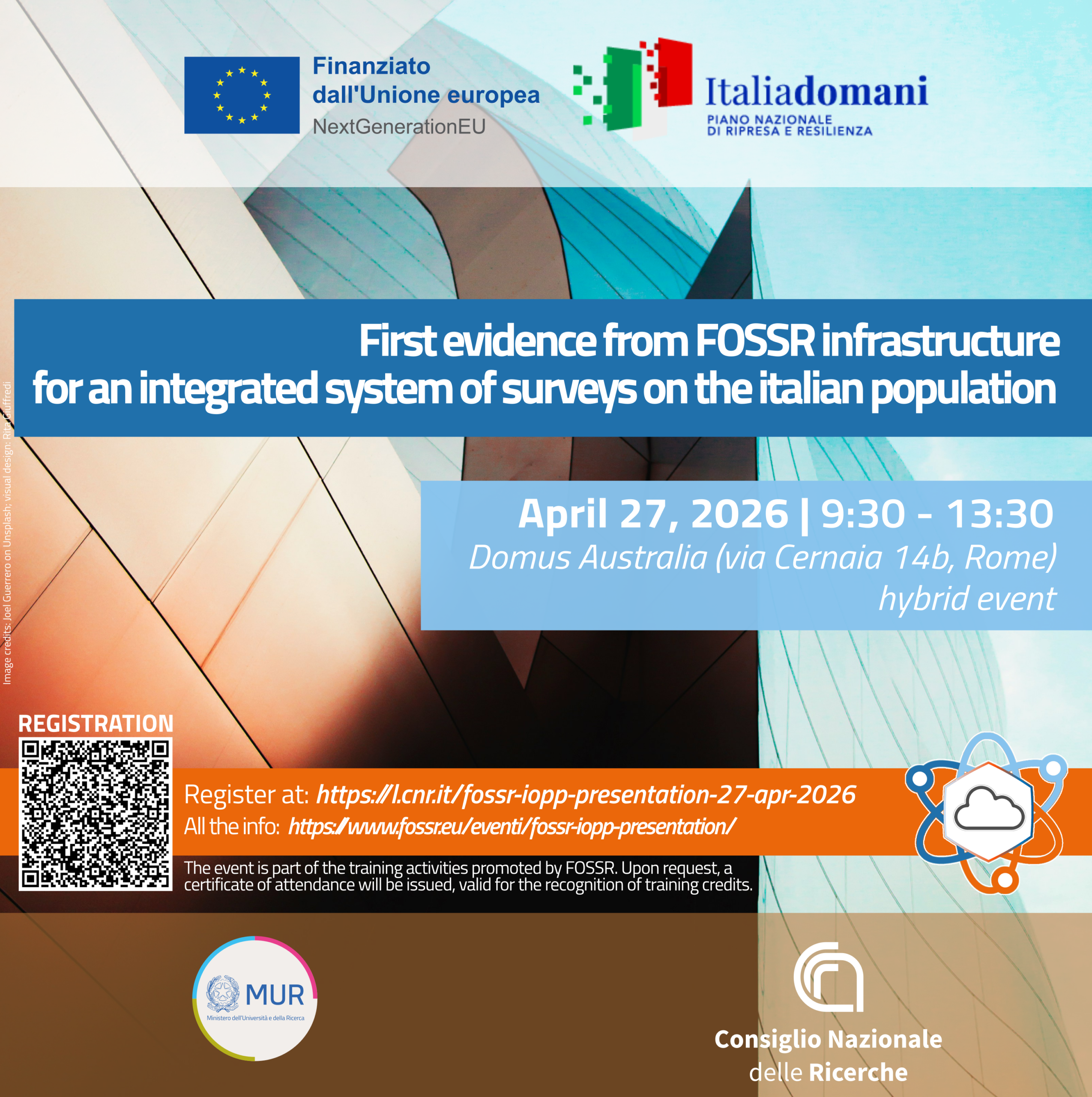 Prime evidenze dall’infrastruttura FOSSR per un sistema integrato di indagini sulla popolazione italiana